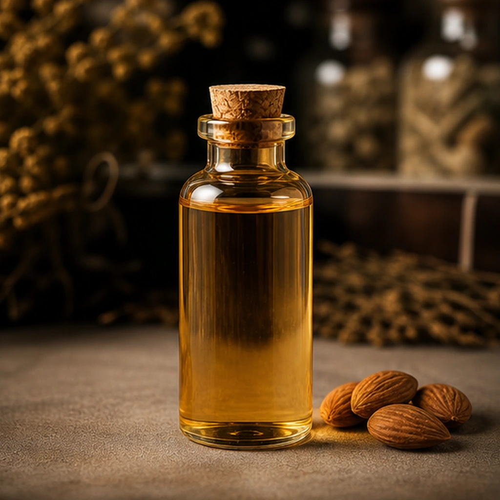 زيت اللوز المر
